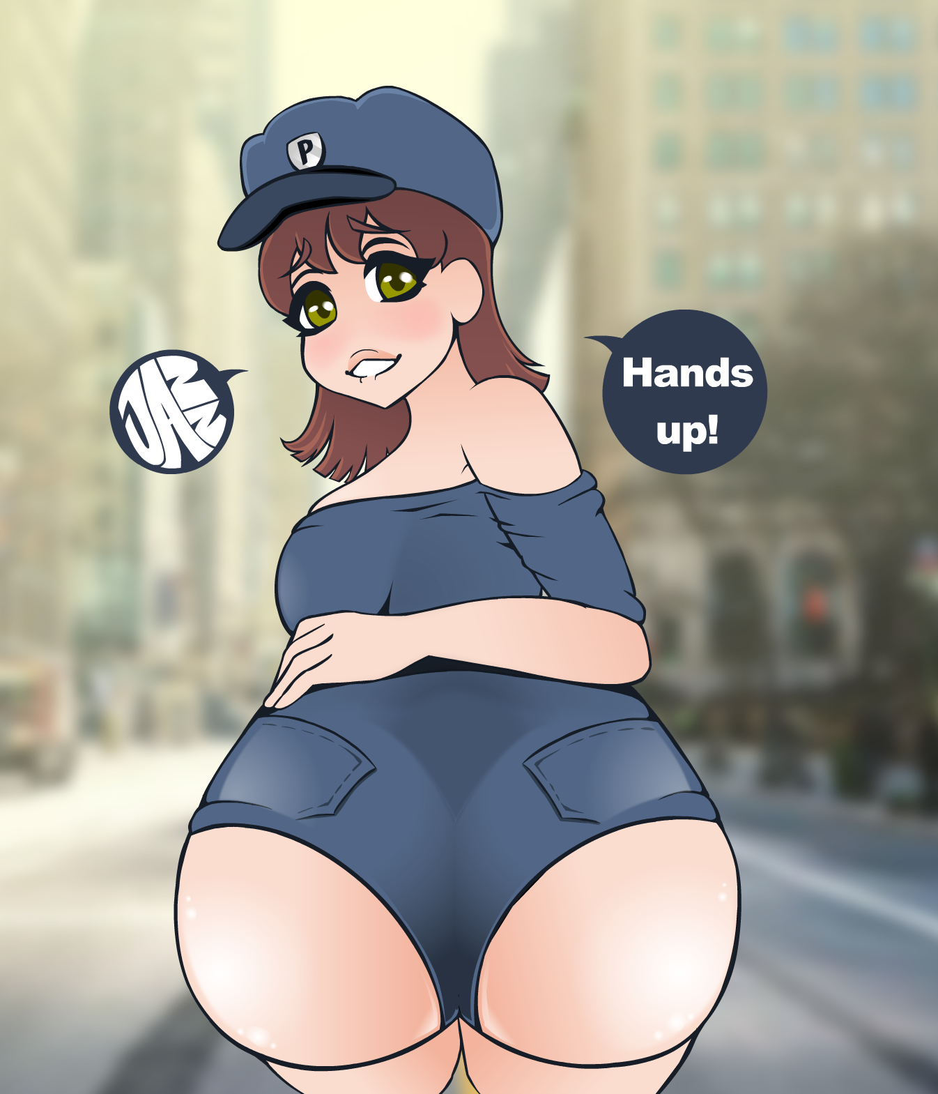 Mousepad Squishy | Cop Girl